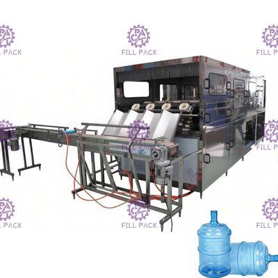 Bentuk Cembung Cekung 3 In 1 20 Liter Mesin Pengisian Botol