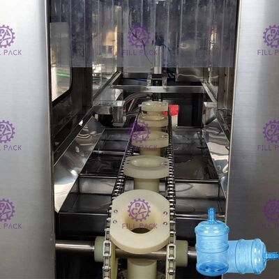 Sus 304 5 Galon Mesin Pengisian Air Cuci Air Alkali Panas