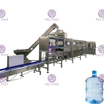 Pemuatan Manual 200 BPH 20 Liter Mesin Pengisian Jar