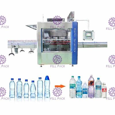 Rotary OPP Bottle Labeller Hot Glue Melt Labelling Machine peralatan Label Aplikator untuk Pabrik Air Botol Plastik