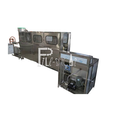 Sanitary 3 In 1 Barrel Filling Line Dengan Light Checker