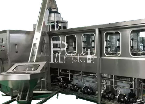 4 Road / Row QGF-600 Mesin Pengisian 20 Liter Jar